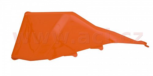 boční kryt vzduchového filtru levý KTM, RTECH (oranžový)